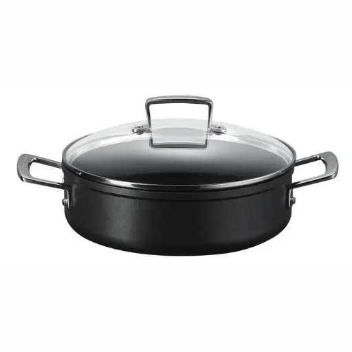 LE CREUSET Provençaalse Hapjespan met rechte wanden en deksel 28cm 5,4l