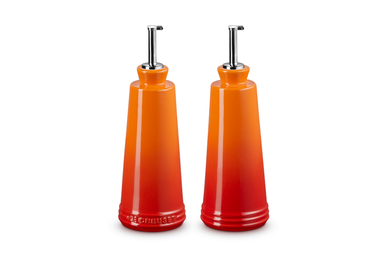 Le Creuset  Olie- en Azijnset Oranjerood 20x9cm 0,3l