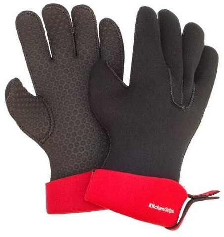 BBQ Handschoenen - large - grijs - 1 paar