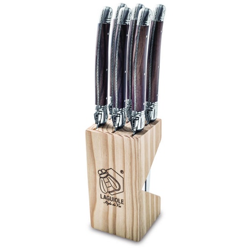 LAGUIOLE 6 Steakmessen Wood ABS
