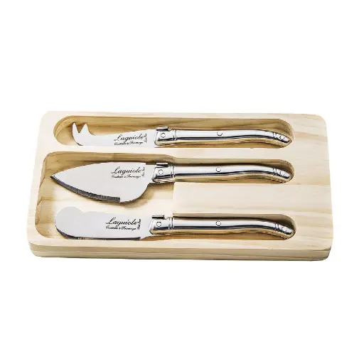 LAGUIOLE SET 3 Kaasmessen RVS