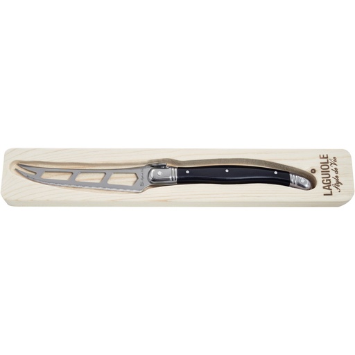 LAGUIOLE 1 Kaasmes Zwart in houten tray
