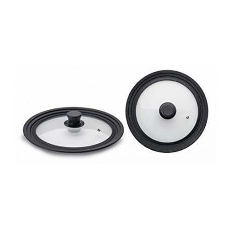 Ibili Glazen deksel m.siliconen, 24-28 cm