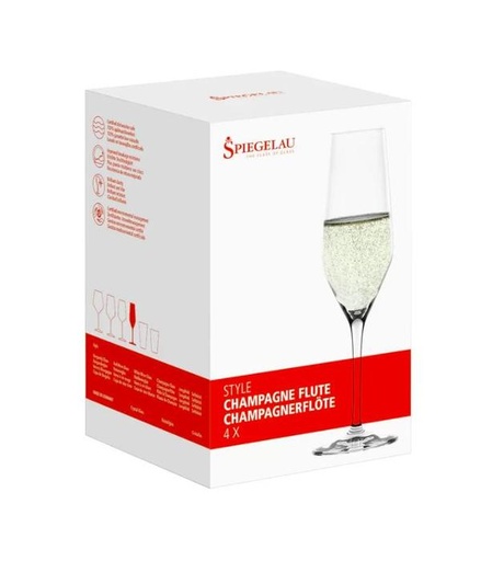 Style Champagneflute 240 ml, set 4 stuks