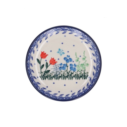 Teabag Dish Round - Tulip Horizon