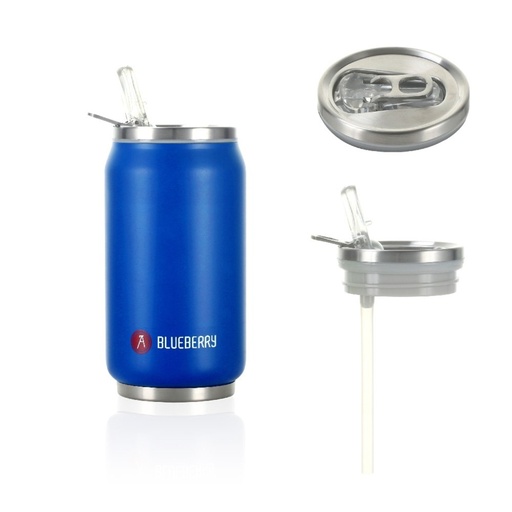 Pull can'it thermobeker blauw mat